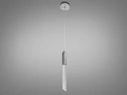 Стельова люстра LED Diasha 3001/1HR, 3W, хром, сучасний стиль для коридору, вітальні, спальні, офісу - мініатюра 2