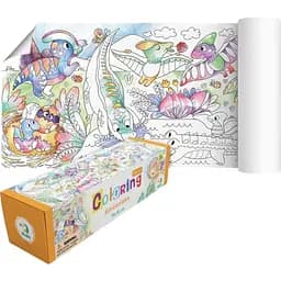 Раскраска DoDo Toys Динозавры 300328, 70х16 см