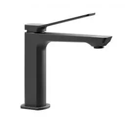 Смеситель для раковины Paffoni Tilt без донного клапана black matt TI071NO, Черный матовый