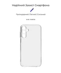 Прозрачный чехол для Samsung Galaxy A15 5G (A156)/A15 4G (A155) с защитой камеры, тонкий, силиконовый, бесцветный, ударопрочный, противоударный бампер с закрытой камерой, ArmorStandart (ARM72533) - мініатюра 2