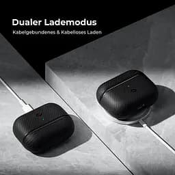 Чохол Pitaka MagEZ Case Twill Black/Grey для AirPods Pro 2nd Gen чорний (APM7001) - мініатюра 8