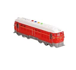 Поезд "Львов-Симферополь" 94308 TK Group, на укр.языке, инерция, звуки, масштаб 1:16, открываются двери, в коробке (6946615876606) Красный