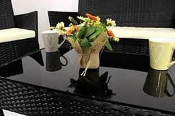 Набір садових меблів GardenLine Reno Black - мініатюра 6