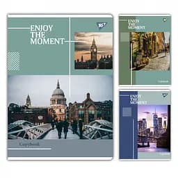 Набор тетрадей для записей А4 Yes Enjoy the moment 48 листов в клетку 3 шт. (682001)