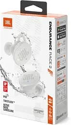 Bluetooth-гарнітура JBL Endurance Race 2 White (JBLENDURACE2WHT) - мініатюра 5