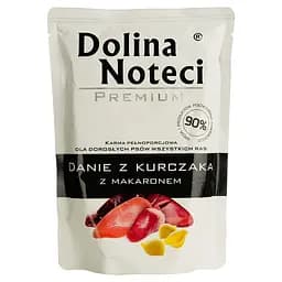 Вологий корм для собак Dolina Noteci Premium Danie, курка з локшиною, 300 гр