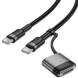 Кабель Acefast C22-05 Type-C to Type-C магнітний чорний