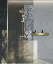 Полиця для ванни Rea SF04 60 brushed gold REA-06005, Золотий - мініатюра 2