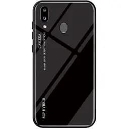 Чохол-бампер Primolux Gradient Glass для Samsung Galaxy A40 2019 (SMA405) Black - мініатюра 2