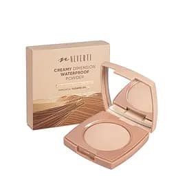 Пудра для обличчя водостійка компактна Neverti Creamy Dimension (NP202), 002 Fair Pink Світло-рожева
