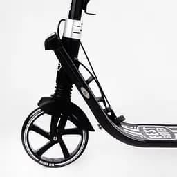 Самокат Best Scooter складаний 64х16х93-103 см Чорно-білий 000231310 - мініатюра 3