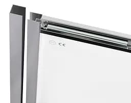 Душові двері в нішу Qtap Taurus CRM2013-14.C6 130-140x200 см, скло Clear 6 мм, покриття CalcLess (TAUCRM201314C6) - мініатюра 2
