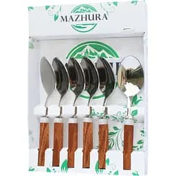 Набор закусочных ложек Mazhura Beech walnut 6 шт. (mz506095)