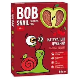 Натуральные конфеты Bob Snail Яблоко-Вишня, 60 г