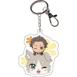 Брелок Життя з нуля в альтернативному світі Нацукі Субару Re: Zero Subaru Natsuki акриловий 5 см