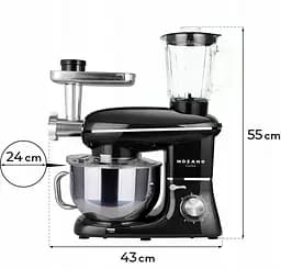 Кухонний комбайн 3в1 Mozano професійний Kitchen Machine 2300 Вт - мініатюра 6