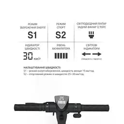 Електросамокат GIANT U9 PRO 600W 13Ah 9.25 дюймів, чорний ( з посиленим акумулятором) - мініатюра 6