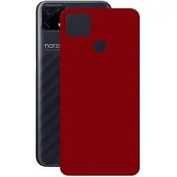 Захисна плівка StatusSKIN для Realme Narzo 30A 2021 Корпус Вініл Металік червоний