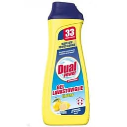 Гель для мытья посуды в посудомойке Dual Power Лимон Все в 1 660 мл