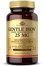 Вітаміни та мінерали Solgar Gentle Iron 25 mg, 180 вегакапсул