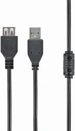 Кабель-подовжувач Cablexpert USB 2.0 AM/AF 1.8м ferrit (CCF-USB2-AMAF-6) - мініатюра 2