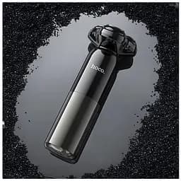 Чоловіча електробритва для бороди Hoco HP35 Induction 3-blade electric shaver 600mAh IPX7 Black - мініатюра 9