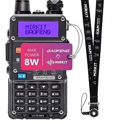 Рація Baofeng UV-5RA + шнурок Mirkit (8014)