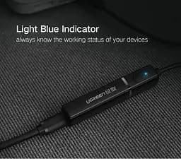 Bluetooth адаптер Ugreen CM107 Bluetooth 5.0 TV Transmitter 3.5 mm mini-jack (40761) - мініатюра 3