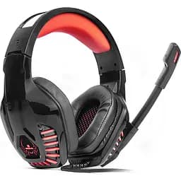 Ігрові навушники REAL-EL GDX-7650 Black/Red (EL124100043) [112560] - мініатюра 2