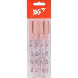 Набор гелевых ручек пиши-стирай Yes Pusheen 0.5 мм 4 шт. синий (450186)