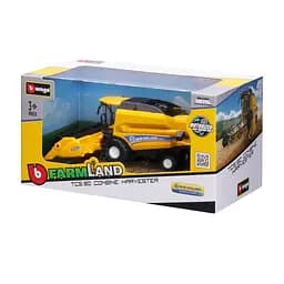Автомодель Зернозбиральний комбайн New Holland TC5.90 із зерновою жниваркою Bburago 15.8х21.3х15.6 см det0015059 - мініатюра 6