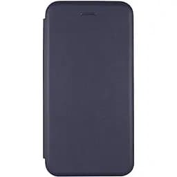 Шкіряний чохол-книжка Epik Classy для Xiaomi Redmi Note 14 4G (Int. version) Темно-синій