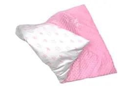 Плед з плюшем Moontime і вишивкою 100x80 см "Корони"