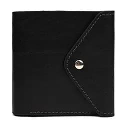 Чоловіче шкіряне портмоне чорне GRANDE PELLE 11.5х9х1.5 см acs0032098