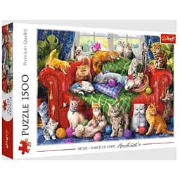 Пазл Trefl Кошенятка на дивані 1500 ел. (26198)