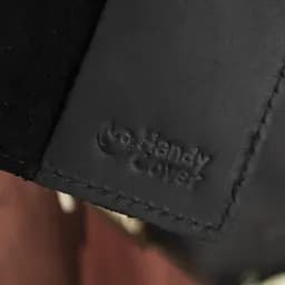 Подарунковий набір чоловічий  в коробці Handycover №46 (чорний) ключниця, обкладинка на документи і паспорт - мініатюра 8