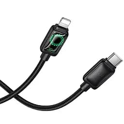 Дата кабель Hoco U146 Mundo Type-C to Lightning 30W (1.2m) Black - мініатюра 5