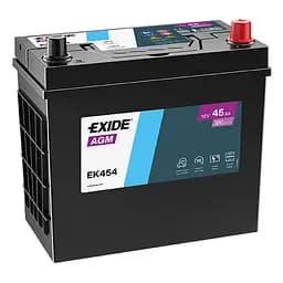 Автомобільний акумулятор EXIDE START-STOP AGM 6СТ-45Ah ASIA АзЕ 380А (EN) EK454