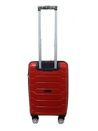 Валіза маленька S поліпропілен Madisson Snowball 01103 58×37×22см 35л Червоний