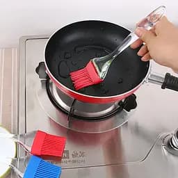 Пензлик кондитерський силіконовий для випічки маленький 17 см, Kitchen Master Червоний 84195 - мініатюра 2