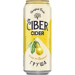 Сидр Ciber Груша белый сладкий газированный 5.5% 0.5 л ж/б