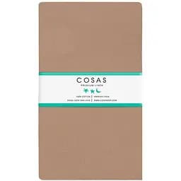 Простирадло Cosas полуторне 155х240 rum, коричневий (Ranfors_Brown_155s)