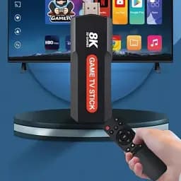 Консоль ігрова приставка до телевізора Game TV Stick X2 Plus 64Gb 8K HDR 5G з бездротовими джойстиками та пультом керування Android - мініатюра 2
