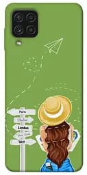 Чехол Demsky Travel girl для Samsung Galaxy A22 4G