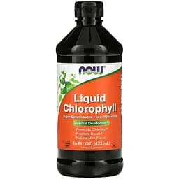 Натуральная добавка Now Liquid Chlorophyll 473 мл