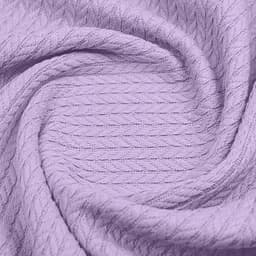 Плед-покривало Cosas Knitted Braid Lavander косичка 75х95 см (Blanket_26Lavander_KnittedBraid_75x95) - мініатюра 3