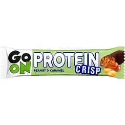 Батончик протеїновий Go On Nutrition Crisp Bar with Peanut&Caramel 50 г 