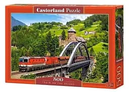 Пазл Castorland puzzle Поезд на мосту, 500 эл. (B-52462)