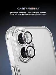 Захисне скло для камери Apple iPhone 17, Supreme BI, фіолетовий колір, з рамкою, глянцеве скло для захисту лінз, протиударне, прозоре, з клейовим шаром по контуру, не впливає на якість фото, ArmorStandart (ARM86446) - мініатюра 6