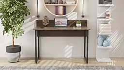 Комп'ютерний стіл Ferrum-decor Скай 75x120x60 чорний ДСП Дуб Сонома Труфель 16мм (FRD-103623) - мініатюра 4
